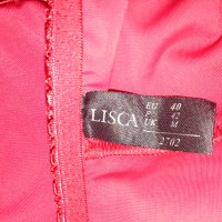 Lisca-M-Красиви луксозни червени бикини микрофибър, дантела, сатен, снимка 5 - Бельо - 35384235