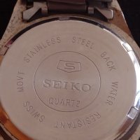 Марков мъжки часовник SEIKO 5 QUARTZ SWISS MOVT класически модел 42794, снимка 6 - Мъжки - 43741619