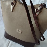 ЗА ЦЕНИТЕЛИ Естествена кожа италианска дамска чанта, снимка 1 - Чанти - 38080041