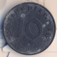 Германия 10 райхспфенига 1940в, снимка 1 - Нумизматика и бонистика - 32527590
