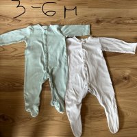 ромпъри, бодита, блузки и долнище  0-3 м, 3-6 м, снимка 6 - Комплекти за бебе - 39138331
