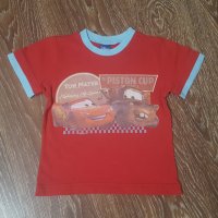 Червена тениска Дисни 98/104см-3лв.+подарък, снимка 1 - Детски тениски и потници - 28534738
