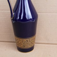 Порцеланова Немска ваза цвят кобалт, снимка 6 - Антикварни и старинни предмети - 44050256