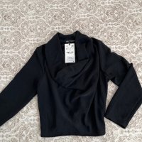 Дамска блуза с гръцко деколте, снимка 2 - Блузи с дълъг ръкав и пуловери - 43834655