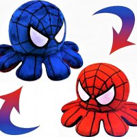 Нов забавен октопод Плюшена играчка 2 цвята за деца Marvel Спайдърмен, снимка 4 - Плюшени играчки - 39682980
