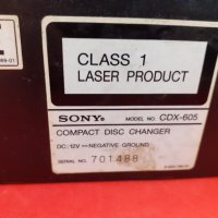CD Changer Sony CDX-605, снимка 4 - Аксесоари и консумативи - 20492151