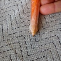 Стара писалка,химикал,химикалка морков, снимка 2 - Антикварни и старинни предмети - 27160290