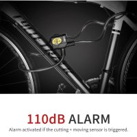 Ключалка с аларма за колело/ тротинетка ULAC Bulldog , снимка 2 - Аксесоари за велосипеди - 43312571