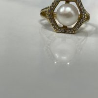 Златен пръстен 18 карата, снимка 4 - Пръстени - 43132940