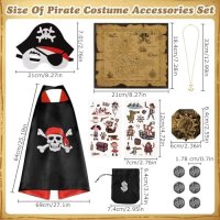Нов Комплект арт пиратски костюми за Деца 3 - 10 год. Подарък, снимка 2 - Други - 43213010
