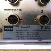 kh-telewat high-fidelity-120, снимка 7 - Ресийвъри, усилватели, смесителни пултове - 27190546