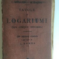 Логаритмични таблици, Италия 1940, снимка 2 - Специализирана литература - 32320092