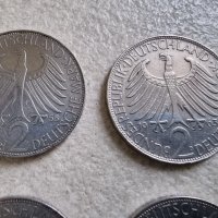 Монети . Германия.  2 дойче марки .8 бройки . Различни години., снимка 2 - Нумизматика и бонистика - 43437501