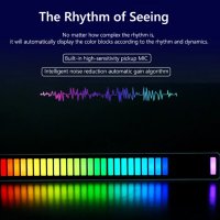 RGB LED Светлинен Еквалайзер Цветомузика Звукови пикапни светлини , снимка 4 - Еквалайзери - 37316855