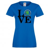 Дамска тениска Skoda LOVE, снимка 2 - Тениски - 32852181