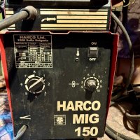 Harco 150 Монофазен Полуавтомат за Миг/Маг Заваряване с вграден телоподаващ механизъм и бутилка, снимка 1 - Други машини и части - 43545601