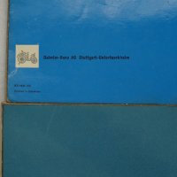 Сервизна книжка на MB 180, модели 1960-61 година употребявана, снимка 2 - Специализирана литература - 36999571