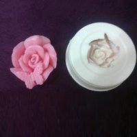 Голяма роза с кацнала пеперуда силиконов молд форма фондан гипс свещ сапун, снимка 6 - Форми - 36824651