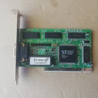 Видео карта S3 Virge/DX 2MB PCI, снимка 1 - Видеокарти - 37254142
