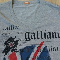 Мъжка блуза Galliano - XL, снимка 2 - Блузи - 28682484