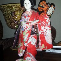 Японска колекционерска кукла Гейша, снимка 1 - Други - 26671494