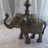 голям бронзов слон , снимка 6 - Антикварни и старинни предмети - 39153708