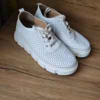 Обувки с перфорация естевена кожа, снимка 4 - Дамски ежедневни обувки - 40854627
