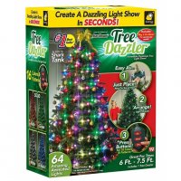 2119 Коледни лампички за елха светещи в 16 цвята, снимка 6 - Декорация за дома - 37357948