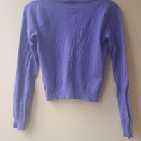 H&M лилава жилетка - Отлична!, снимка 4 - Детски пуловери и жилетки - 43317237