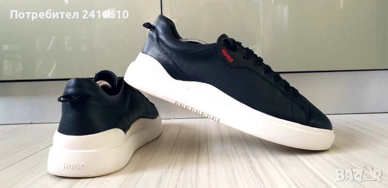 Hugo Boss HUGO Leather Mens Size 42/26 .5 - 27 см ОРИГИНАЛ! Мъжки кецове от естествена кожа!, снимка 1