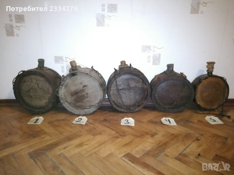 Стари бъкели изработени от различни бъчвар в различни години. , снимка 1