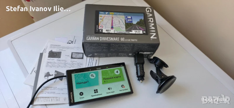 GPS автомобилна навигация GARMIN DRIVESMART 66 EU MT-S 6.0 & Live trafic, снимка 1
