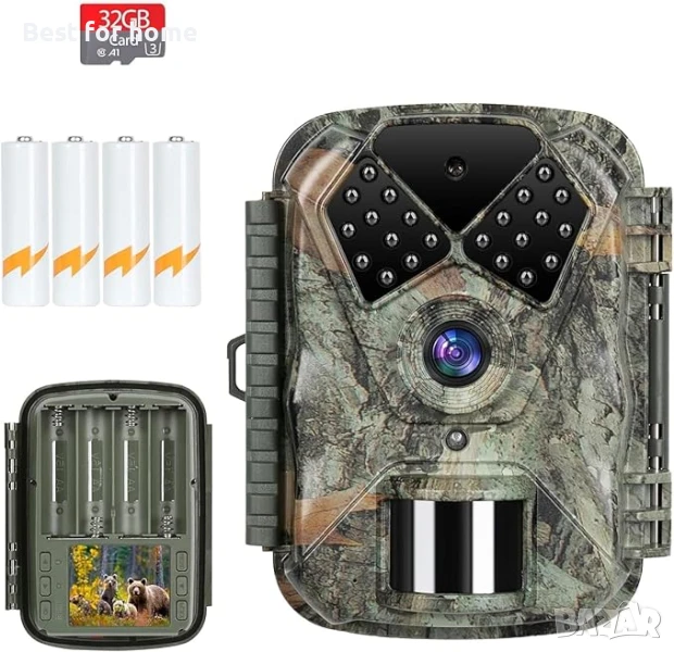 Камера за дива природа Coollia 20MP 1080P HD, снимка 1