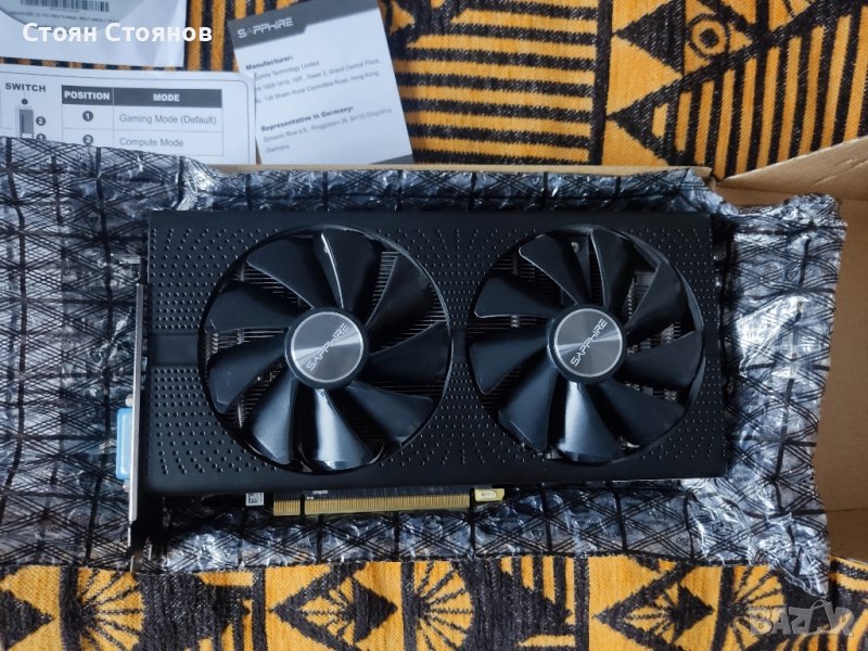 Видеокарта AMD RX 580 4GB, снимка 1