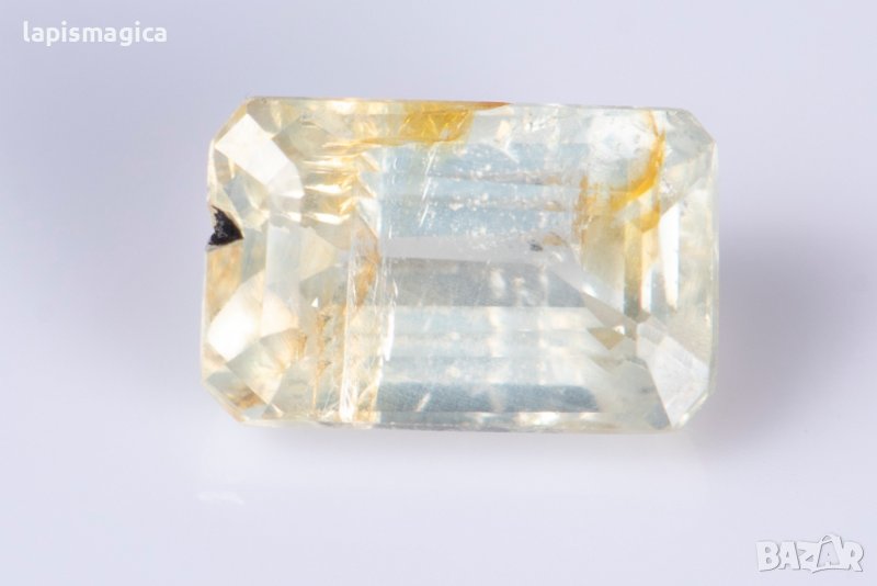 Двуцветен сапфир 0.86ct нетретиран октагон, снимка 1