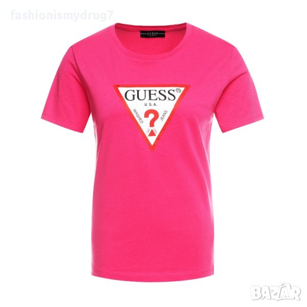 Guess тениска от памук с щампа , снимка 1