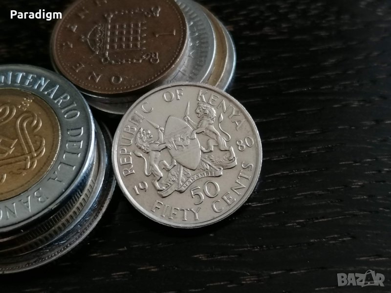 Монета - Кения - 50 цента | 1980г., снимка 1