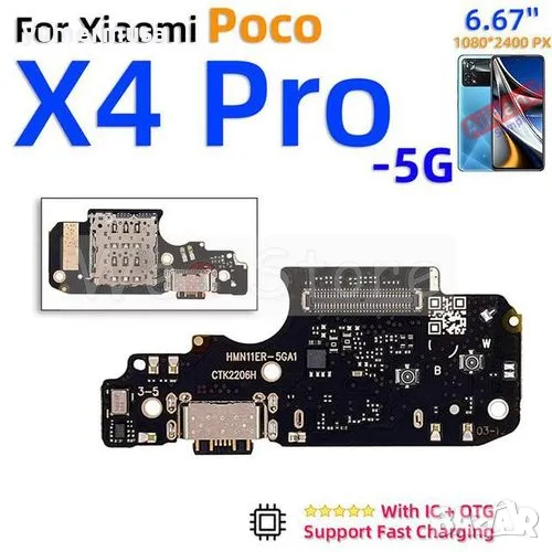 Poco X4 Pro 5G-нови долни платки, снимка 1