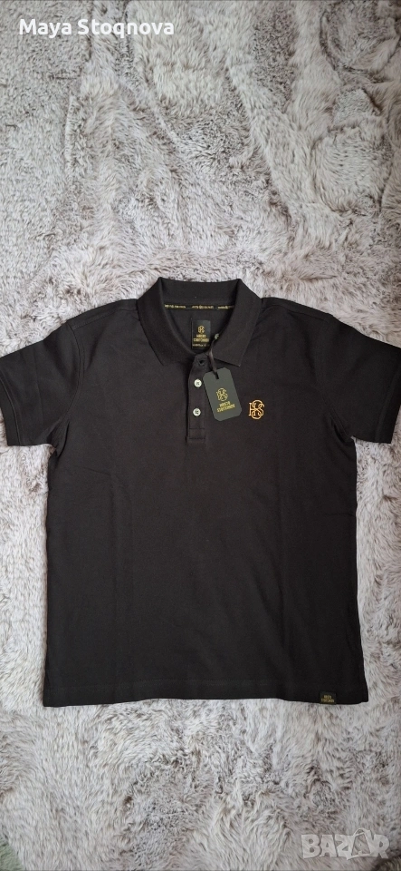 Детска черна поло тениска, снимка 1