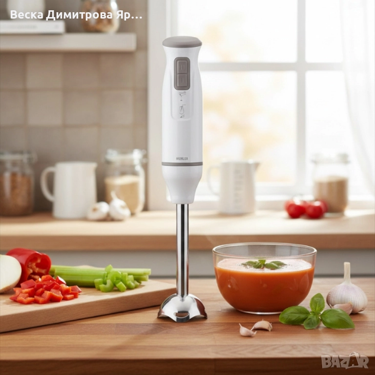 Пасатор Muhler MB-600, 600W, метален, снимка 1