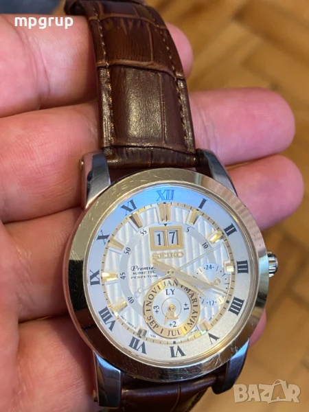 Продавам часовник SEIKO Premier Kinetic Perpetual Calendar, снимка 1