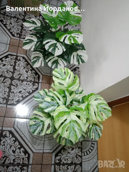 изкуствени цветя в кашпи , снимка 1