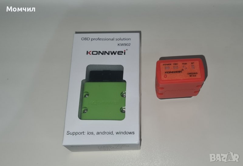 KONNWEI KW902 професионален ELM 327 v1.5 чип pic18f25k80, снимка 1