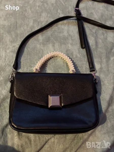 Дамска черна чанта, снимка 1