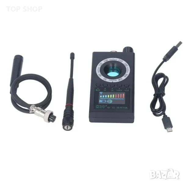 Детектор за безжичен сигнал, инфрачервен търсач на камера RF скенер GPS монитор, снимка 1