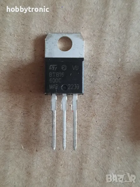Симистор BTB16 600, 16A 600V, снимка 1