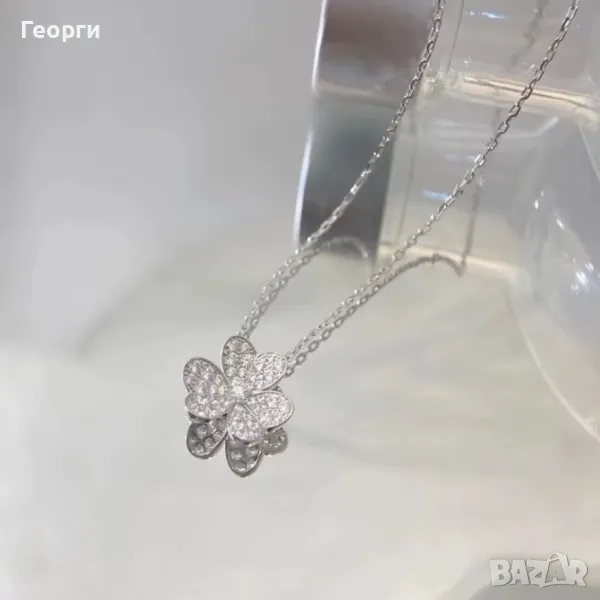 Van Cleef & Arpels колие с мойсанити, снимка 1