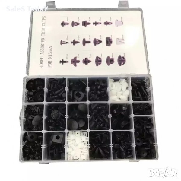 Щипки за кори лайсни панели табло, Nissan Нисан, 408бр, снимка 1