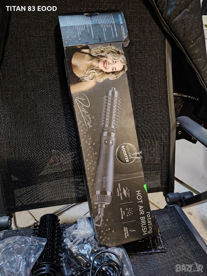 Въртяща се Четка за Коса с Горещ Въздух RITA ORA, снимка 1