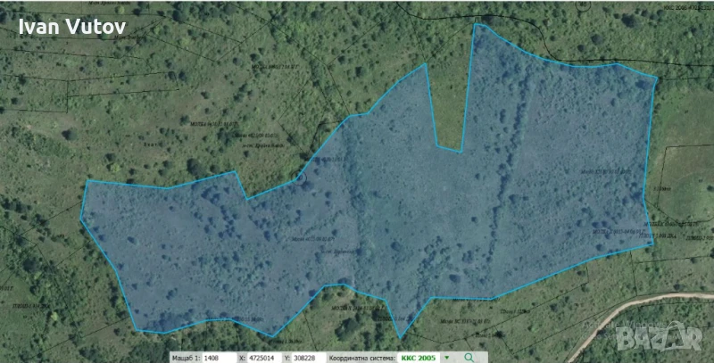 Продавам 5896 кв. м земеделска земя на 23 км от София ,до границата със землището на с. Владая, снимка 1